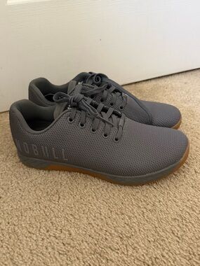 NOBULL Gray Trainers with Gum Sole